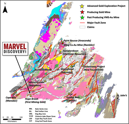 image 4 Post MARVEL ACQUIRES KEY LAND IN HOPE BROOK ADJACENT TO FIRST MINING AND SOKOMAN MINERALS