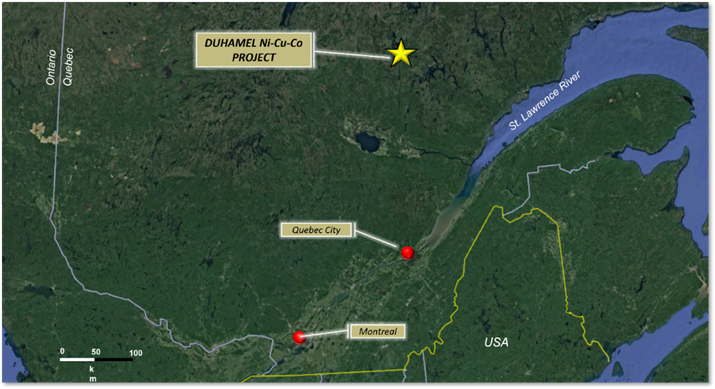 image Post MARVEL MAKES APPLICATION IN PREPARATION FOR DRILLING ON THE DUHAMEL NI-CU-CO-PGE PROPERTY, LAC ST. JEAN, QUEBEC