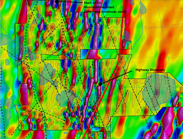 Magnetic Gradients Post MARVEL DEFINES DRILL TARGETS AT DD ZONE - WALKER AND KLR URANIUM PROJECT ADJACENT TO CAMECO, ATHABASCA BASIN
