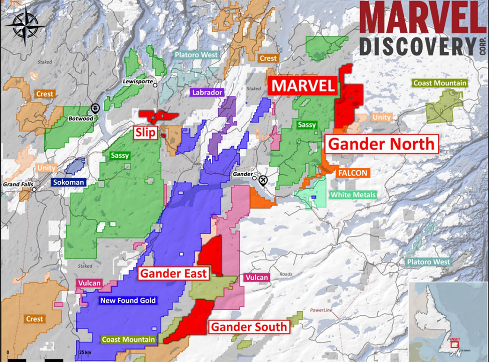 image Post MARVEL COMPLETES STRUCTURAL STUDY OF HIGH-RESOLUTION MAGNETIC SURVEY AT GANDER EAST- MOBILIZES GROUND CREWS TO INVESTIGATE TARGETS OF HIGH MERIT FOR PHASE 1 DRILL PROGRAM