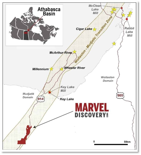 image 2 Post MARVEL DRILLS THREE HOLES, EXPANDS DRILL PROGRAM TO 1,400 METERS AT KLR-WALKER URANIUM PROJECT, ATHABASCA BASIN