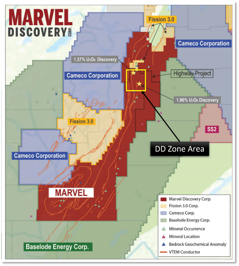 image 1 Post Marvel Announces Phase II Drilling Follow-Up at The KLR-Walker Uranium Project, Athabasca Basin