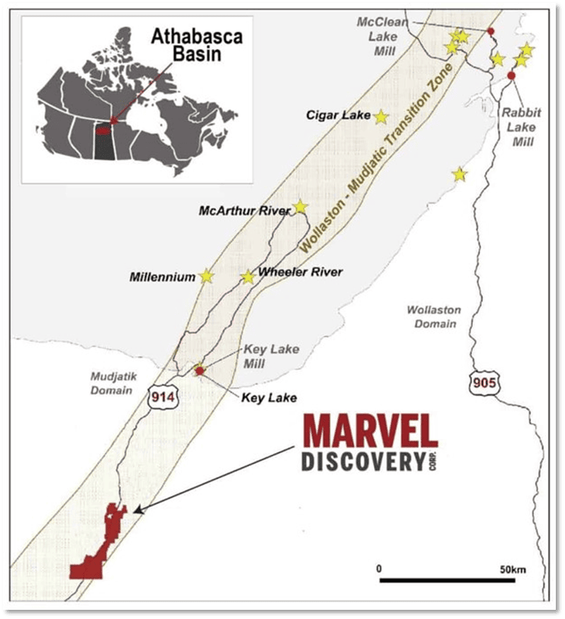 image 2 Post Marvel Announces Phase II Drilling Follow-Up at The KLR-Walker Uranium Project, Athabasca Basin