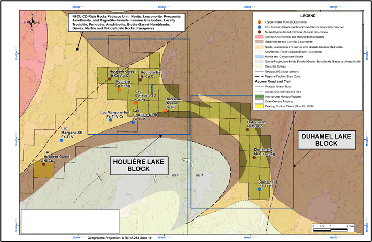 image 3 Post Marvel Receives First Set of Drill Permits At Houliere-Duhamel Nickel-Copper-Cobalt Property, Lac St. Jean, QC