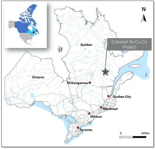 image Post Marvel Receives First Set of Drill Permits At Houliere-Duhamel Nickel-Copper-Cobalt Property, Lac St. Jean, QC